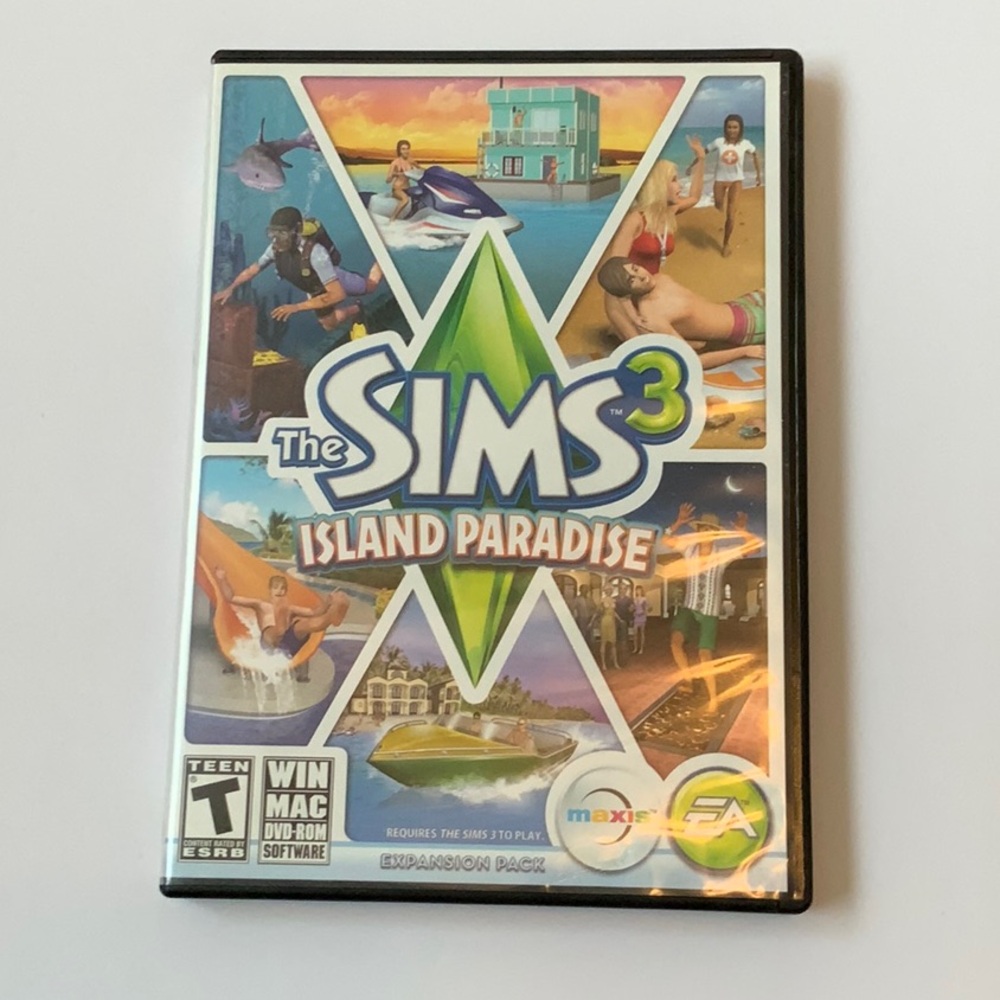 The Sims 3 Island Paradise Expansion Pack For Windows and Mac Rated Teen EA
